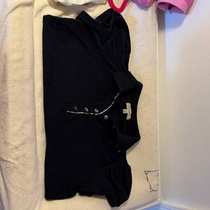 Burberry Women Black Polo One Piece